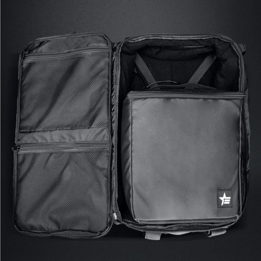 Black Versatile Travel Backpack - Picture 5 of 8